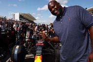 Shaq at the F1 Grand Prix in USA